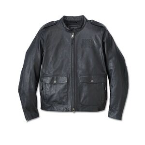 Harley-Davidson Amalgam Modular System Captains Leather Jacket